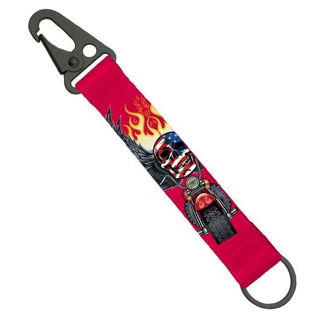  Custom military key holder - 1 inch heat transfer printing - KRD0827N 