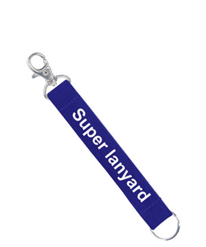  3/4 inch Custom lanyard keychains-screen printing 